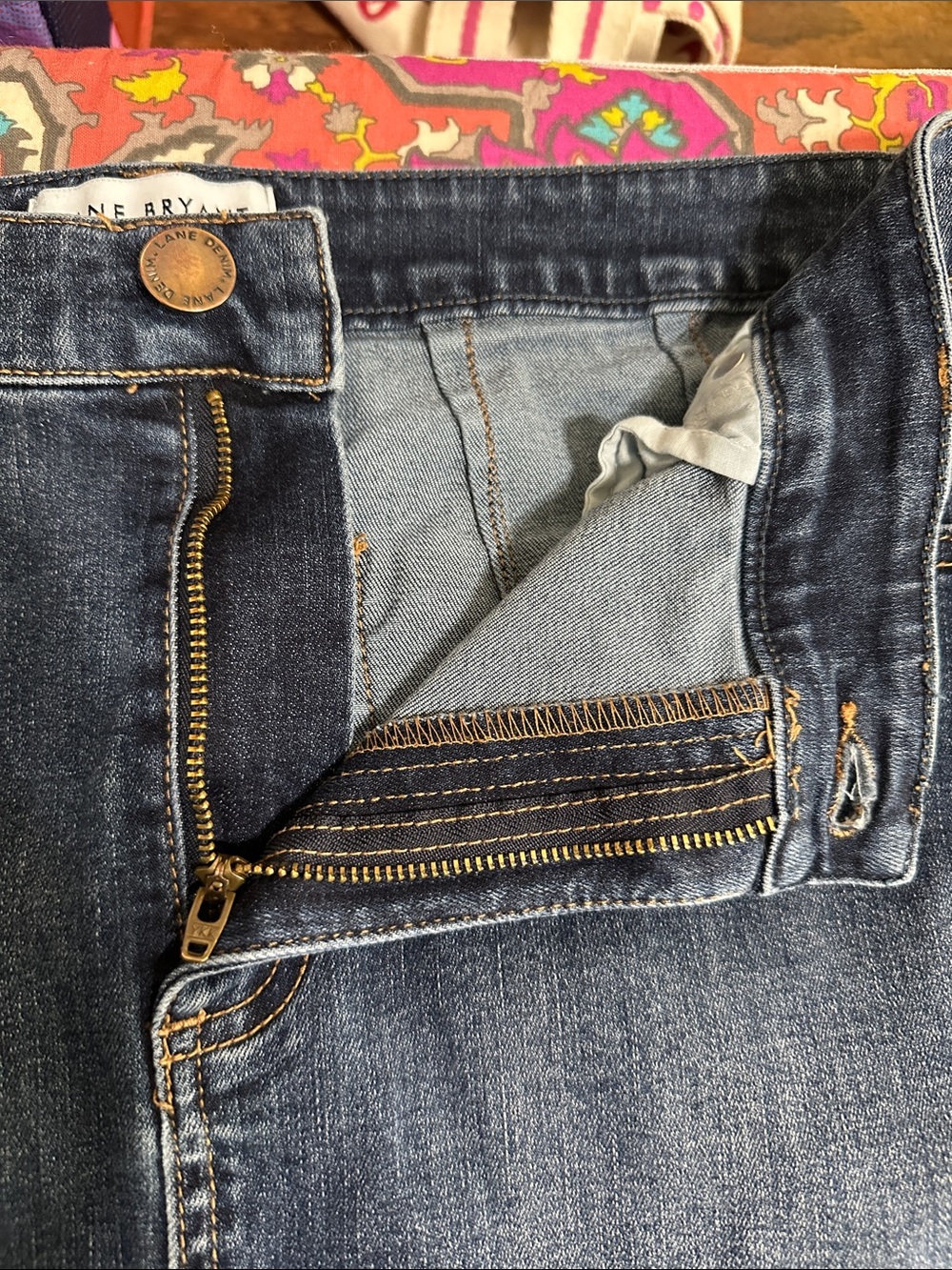 Lane Bryant Stretch Blue Denim Skirt 20W - Picture 9 of 14